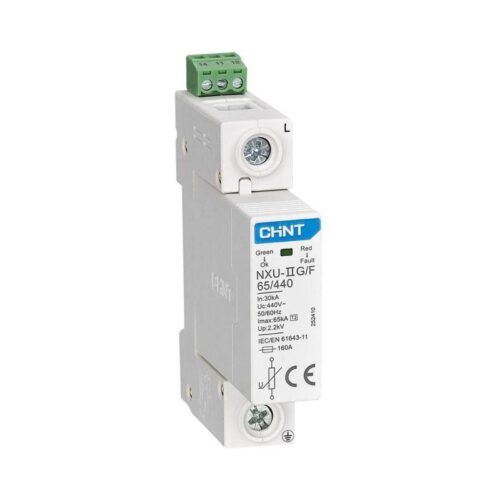 Ограничитель импульсных перенапряжений NXU-IIG/F In=25кА Uc=440В Im=65кА