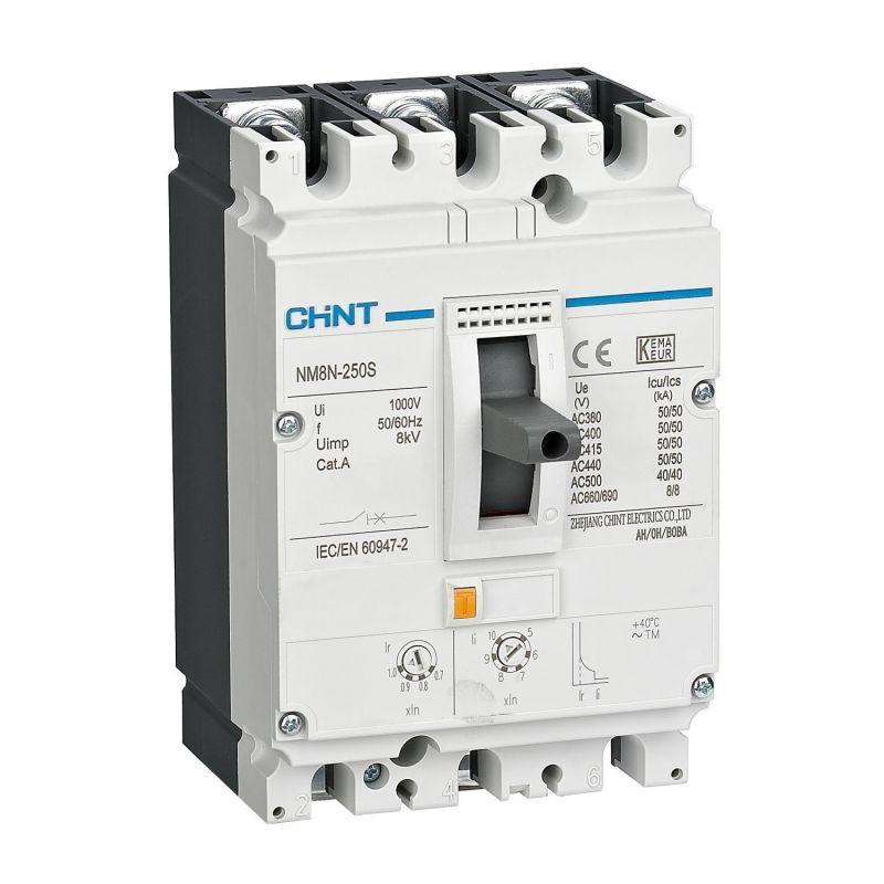 Выключатель автоматический NM8N-250S TM с рег термомагнит расцеп