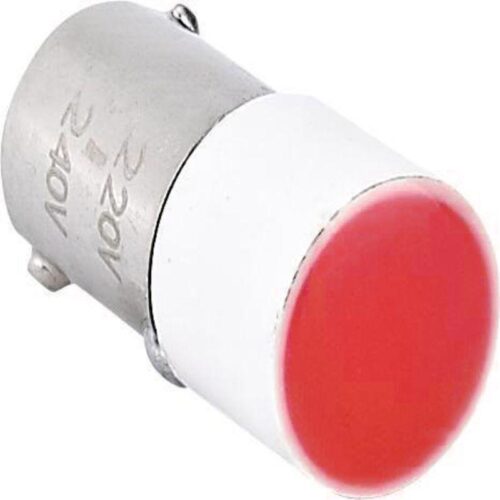 Лампа BA9s для NP2 красн светодиод матрица AC/DC