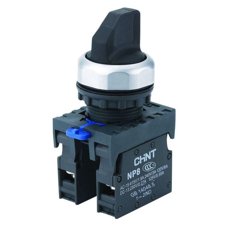 Переключатель NP8-10X/212 2 положения 1НО с фиксацией без