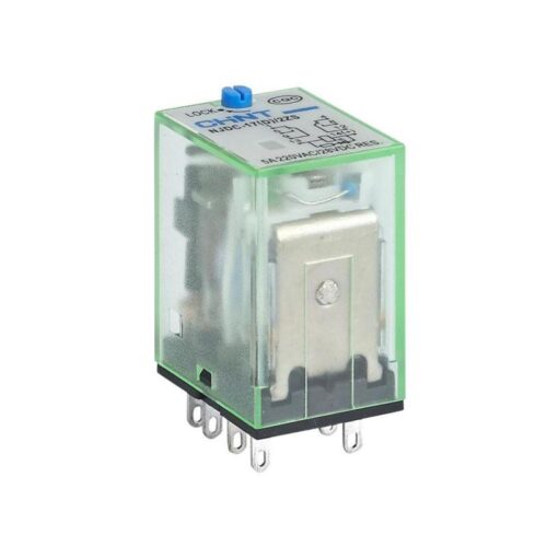 Реле промежуточное с кнопкой тестирования NJDC-17/2Z 2 конт